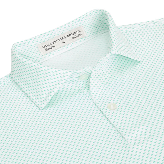 Holderness & Bourne - The Starmount Shirt: White & Abaco