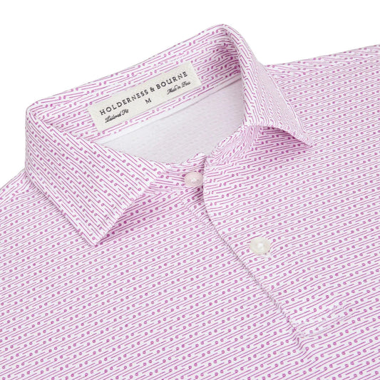 Holderness & Bourne - The Hall Shirt: White & Fusion