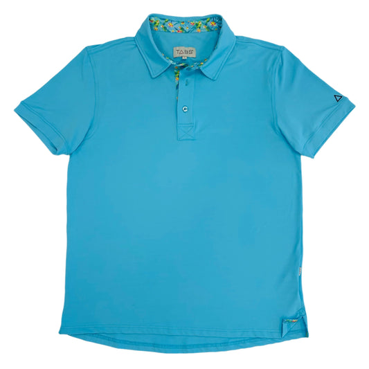 Men's Performance Polo - Cayman Blue