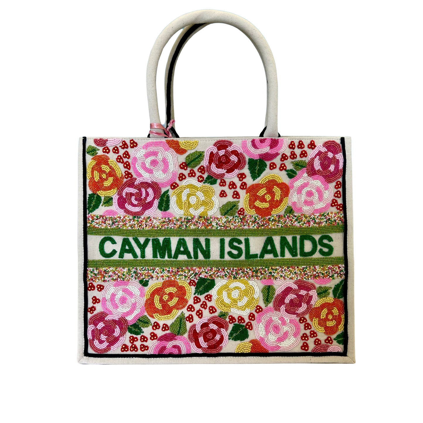 Tiana Design - Cayman Islands Tote Flowers