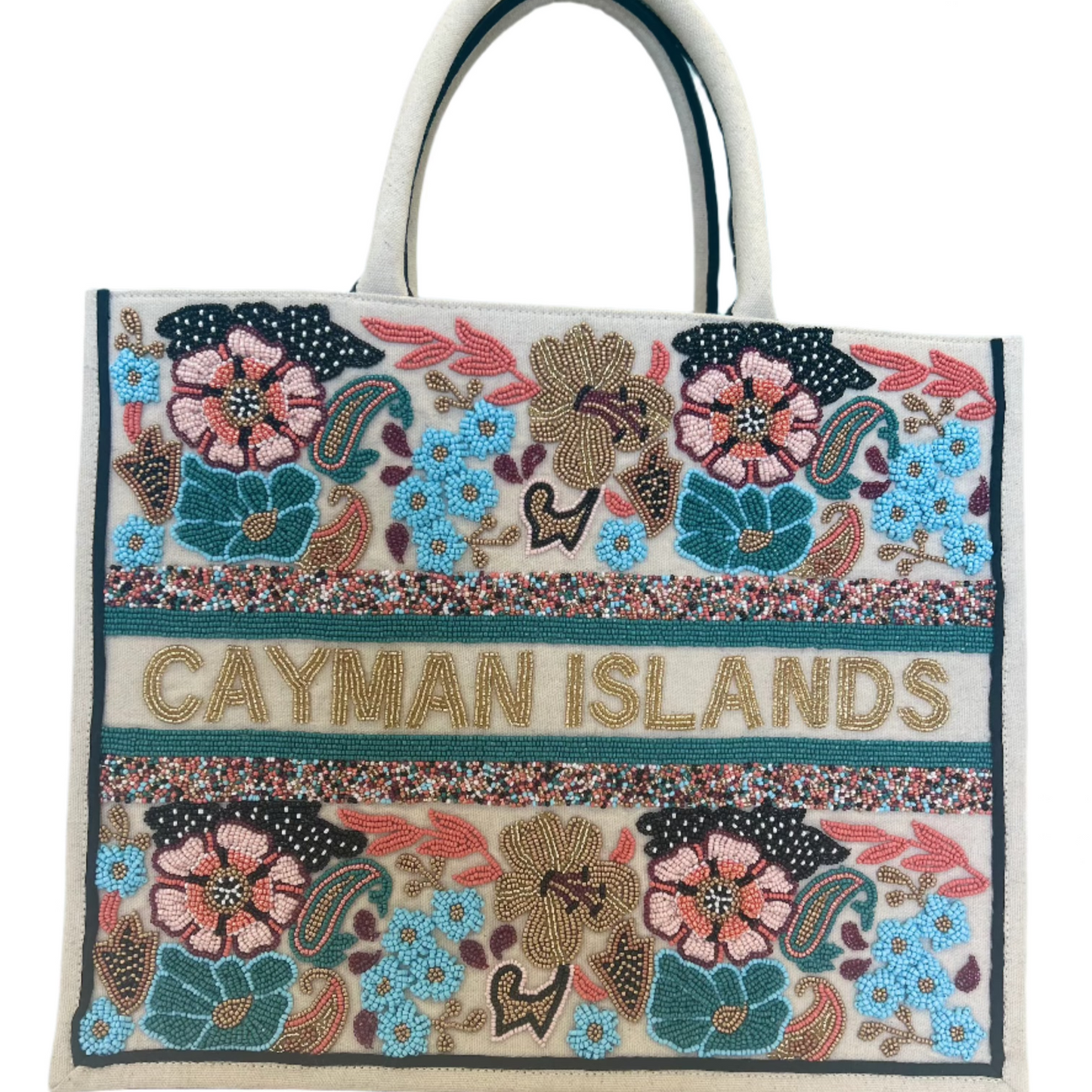 Tiana Design - Cayman Islands Tote Flowers