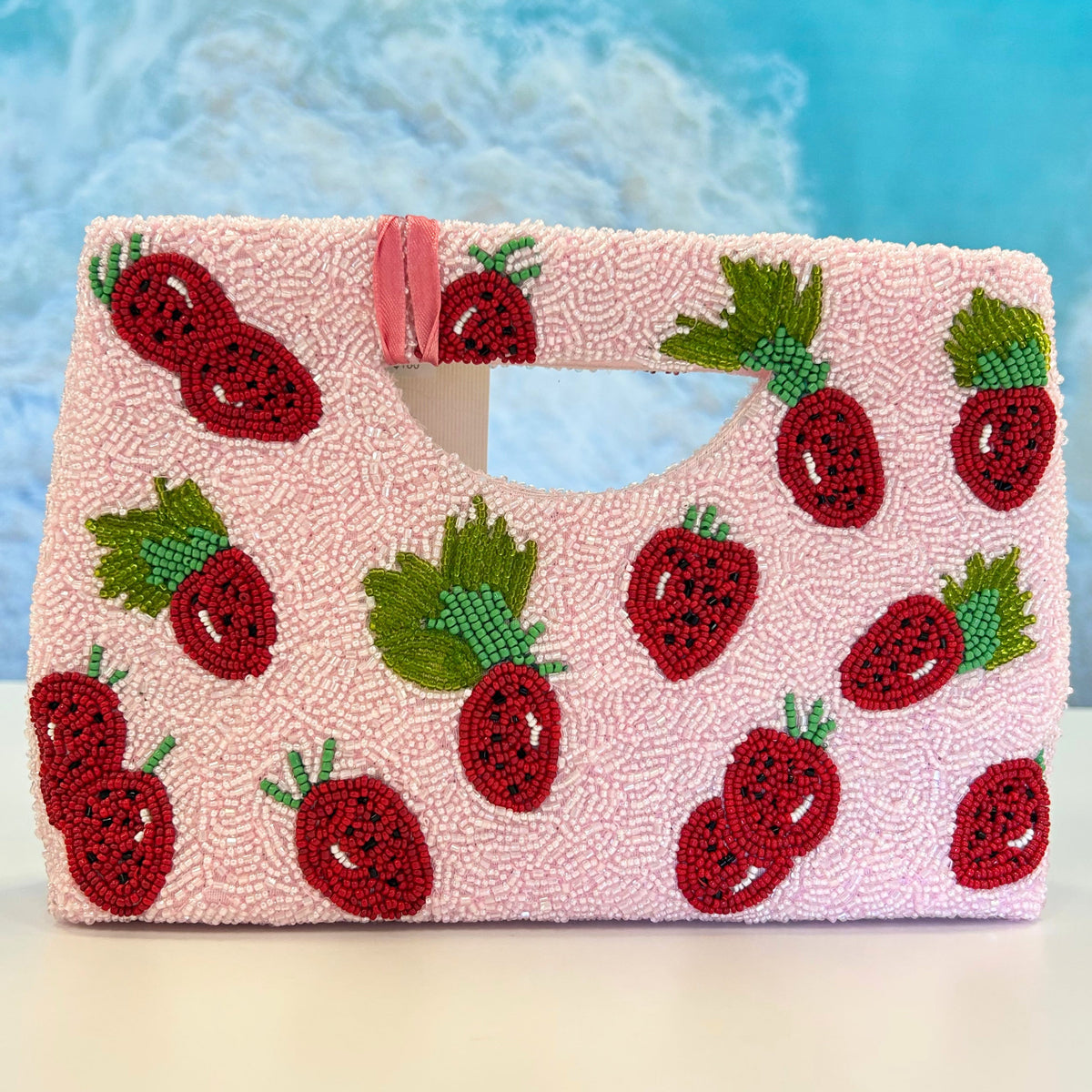 Tiana Design Easy Handle Clutch - Strawberries