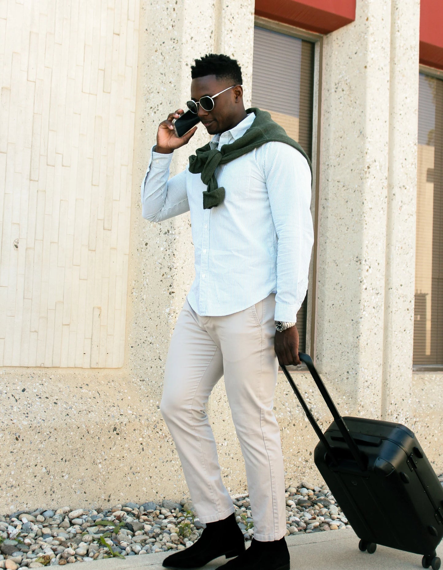 Bonobos Everyday Oxford Shirt - Sage Green Stripe
