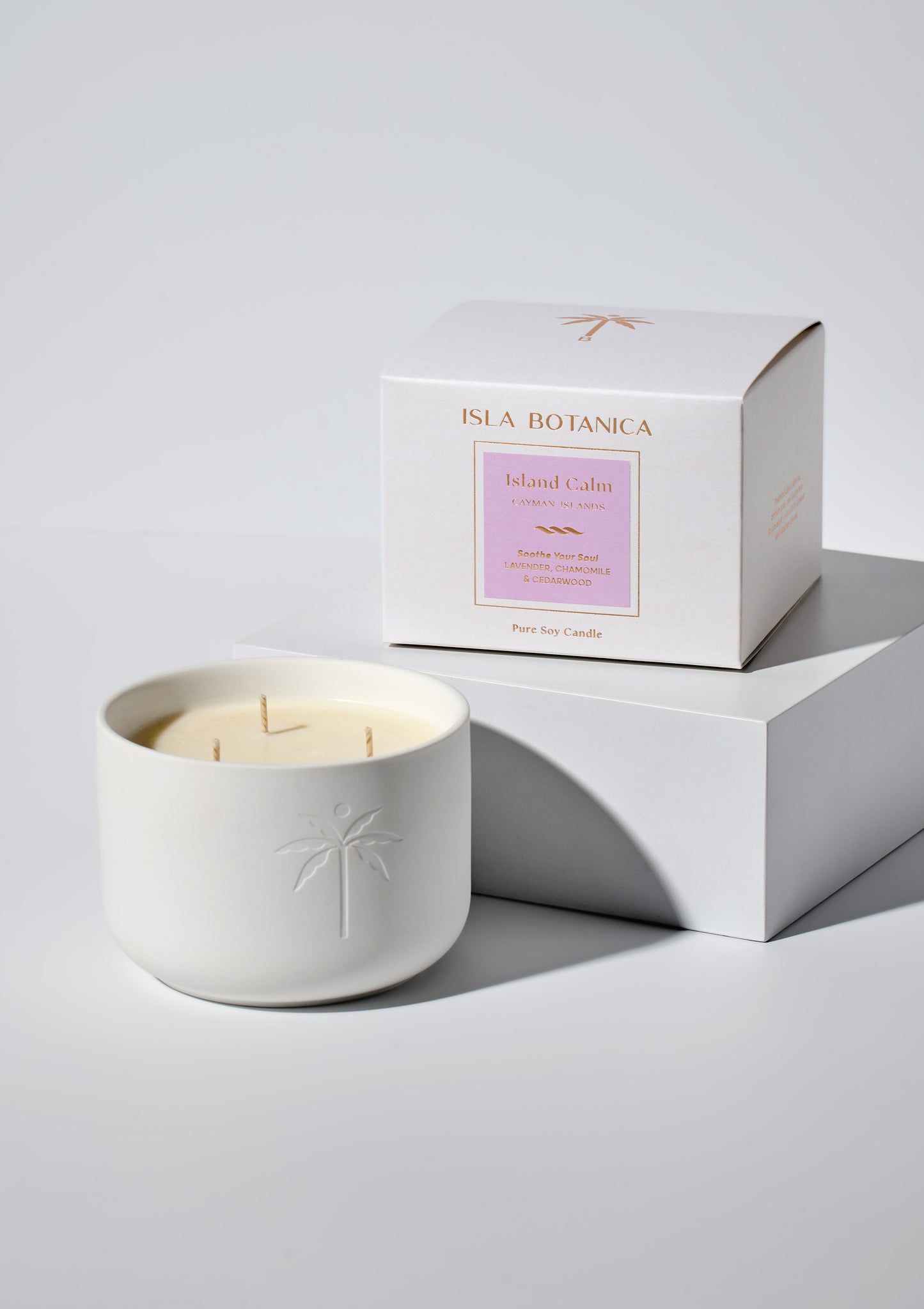 Isla Botanica Island Calm – Grand Candle 450g, Triple wick