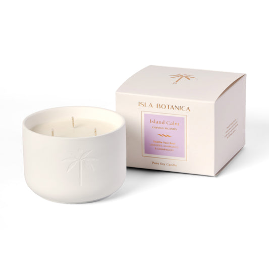 Isla Botanica Island Calm – Grand Candle 450g, Triple wick