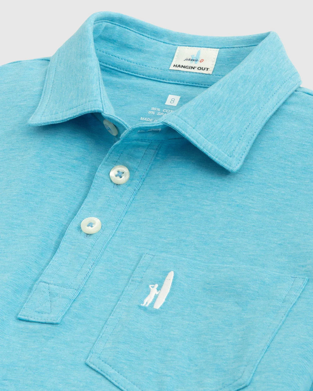 Johnnie-O Kids' Heathered Polo - Yacht