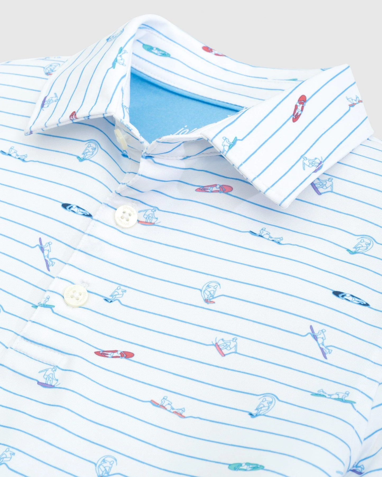 Johnnie-O Kids' Polo - Surfin' Stripes