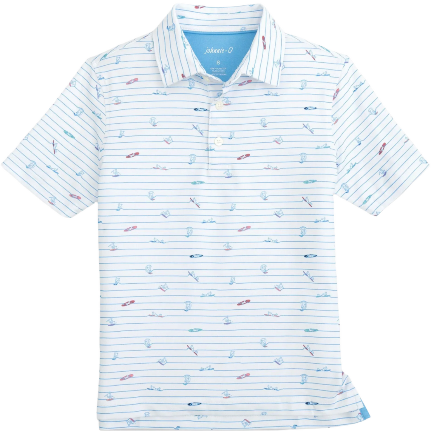 Johnnie-O Kids' Polo - Surfin' Stripes