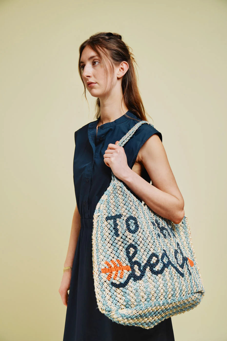 The Jacksons Jute Bag - Stripe To The Beach