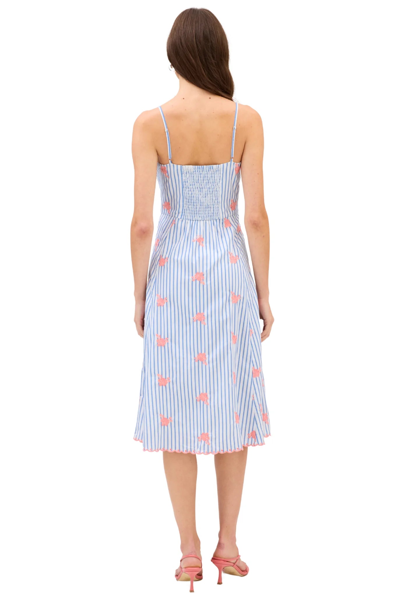 Allison Madelyn Dress - Blue Stripe