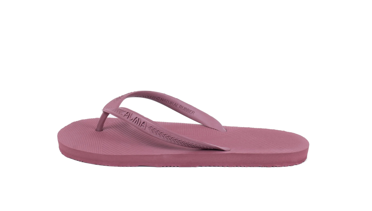 Alma Women’s Recycled tire sole Flip Flop - Ruby