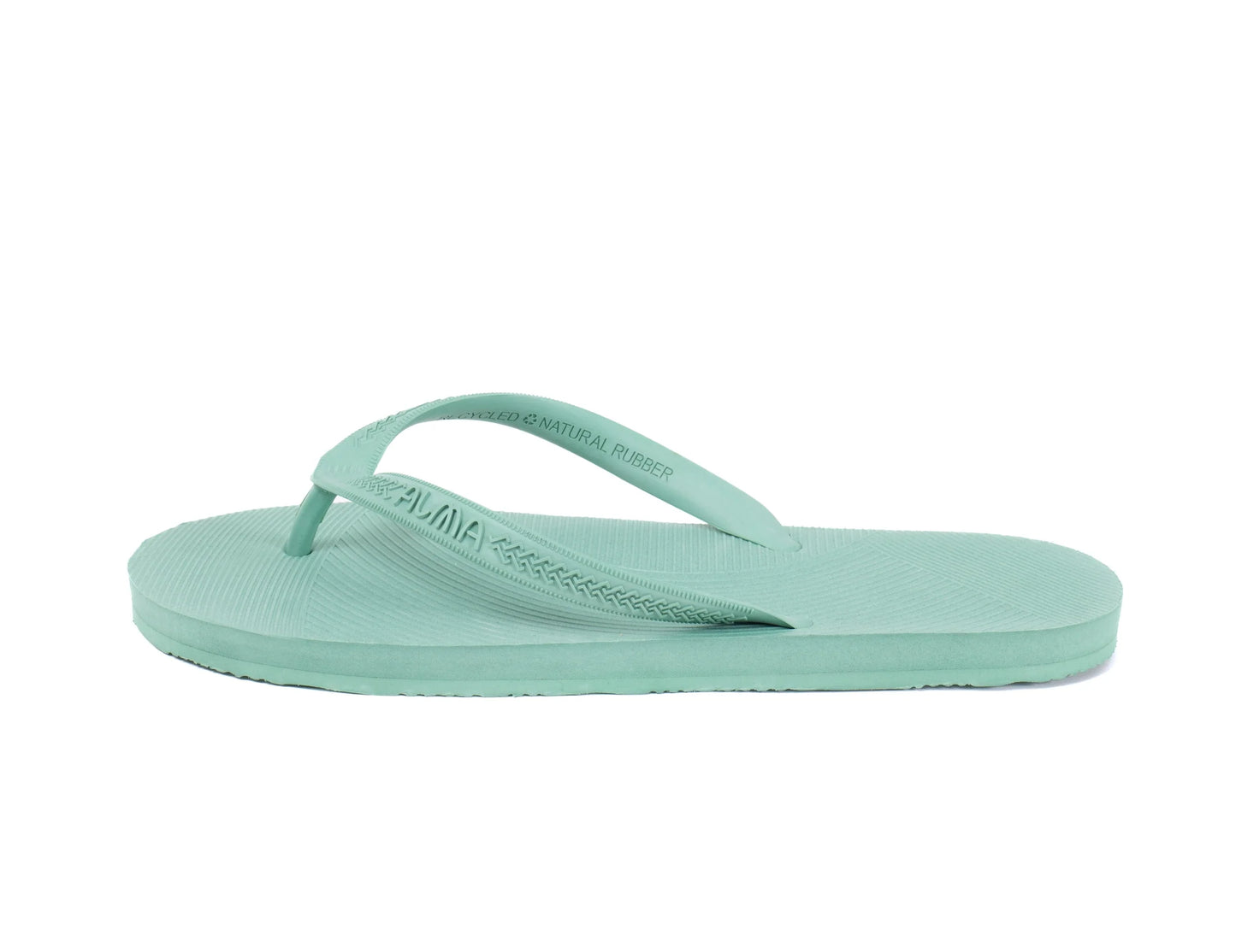 Alma Women’s Recycled tire sole Flip Flop - Jade