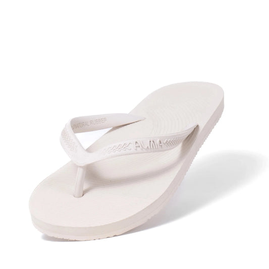 Alma Women’s Recycled tire sole Flip Flop - Pearl