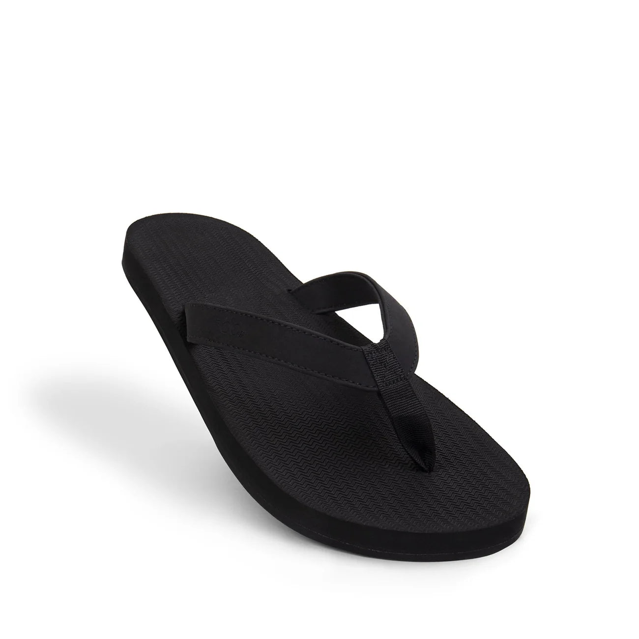 Indosole Men’s Flip Flops - Black