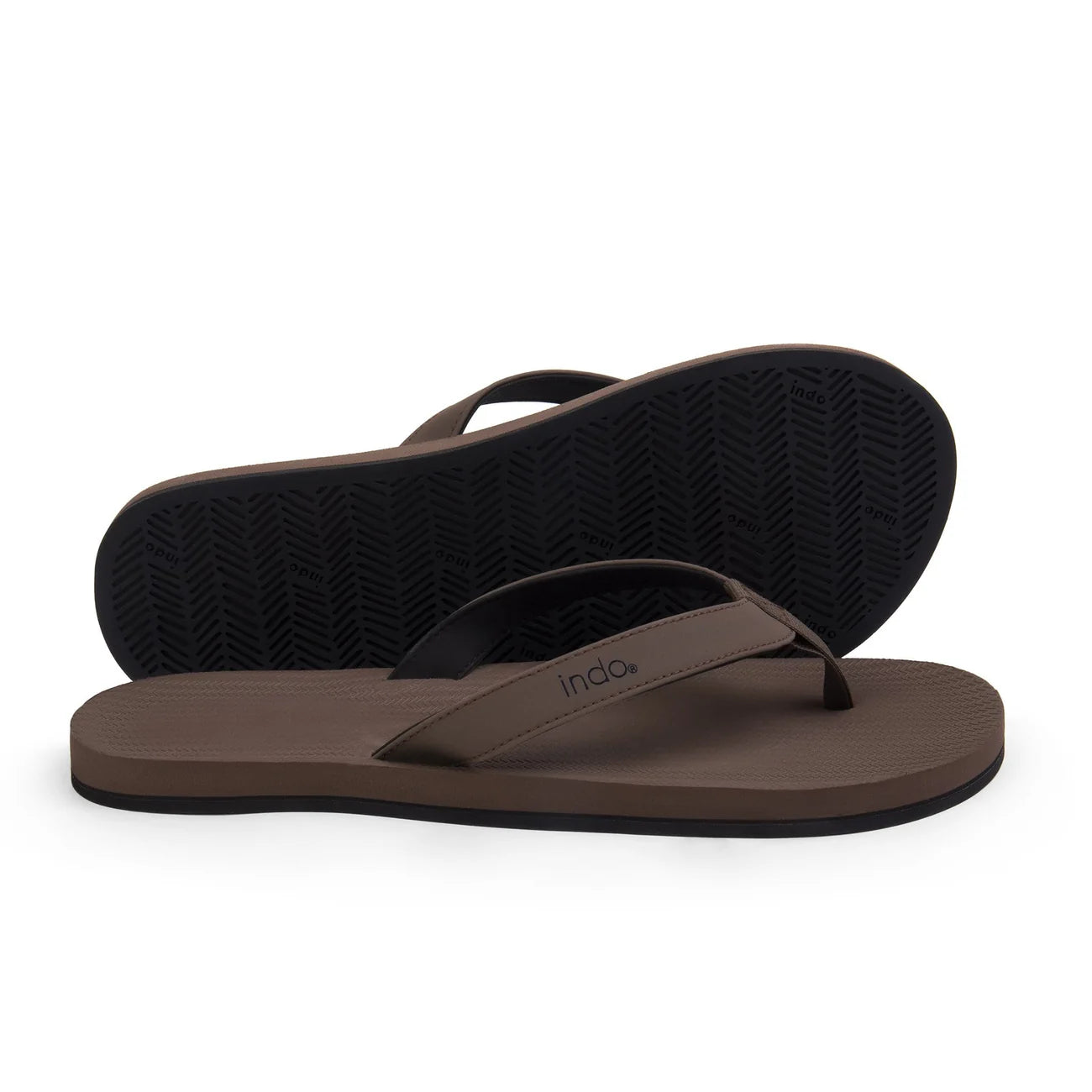 Indosole Men’s Flip Flops - Soil