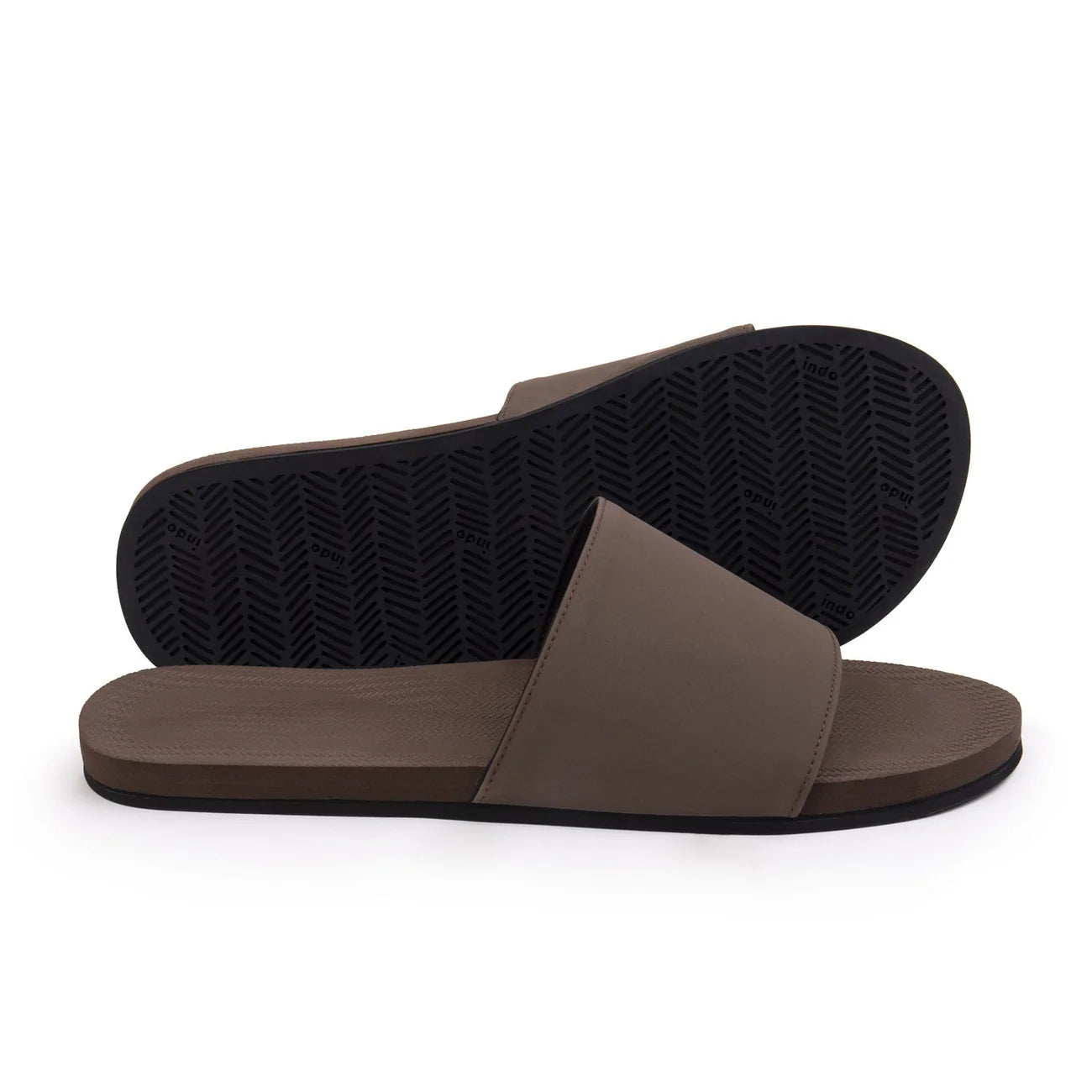 Indosole Mens Slide - Soil