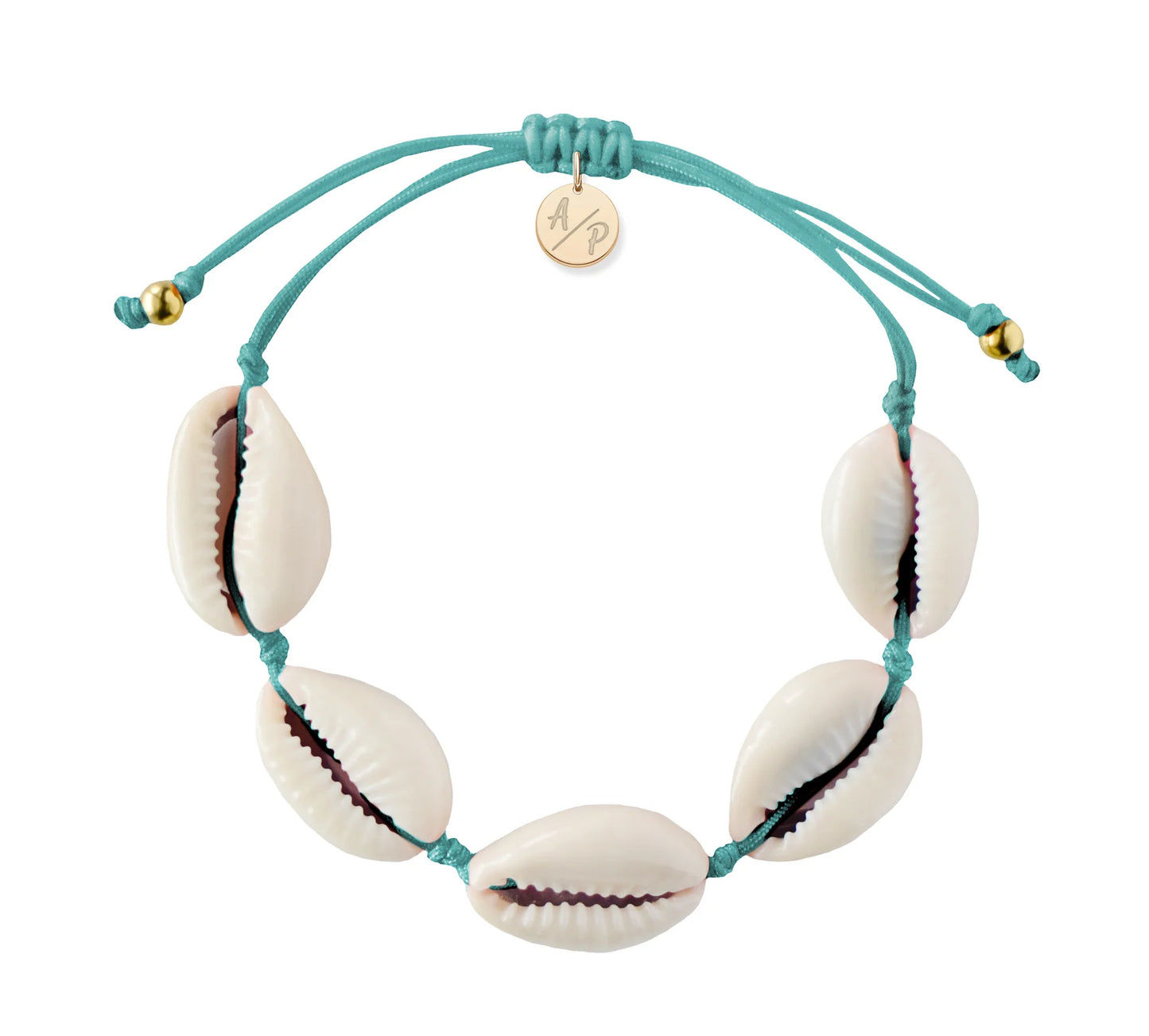 Adriana Pappas - Natural Shell Bracelet On Color Cord