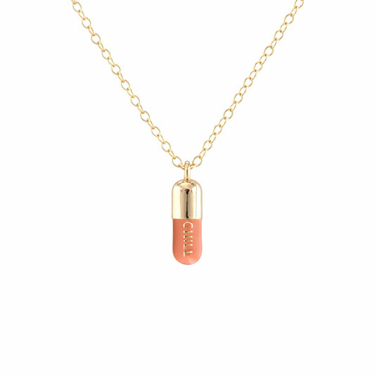 Kris Nations - Pink Chill Pill Necklace
