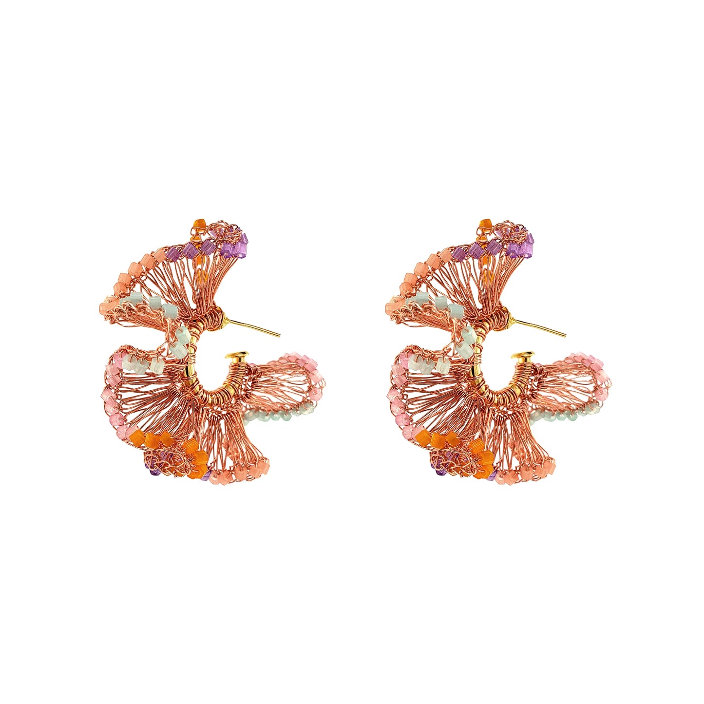 Lavish Rio Hoops - Pastel Multi