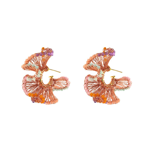 Lavish Rio Hoops - Pastel Multi