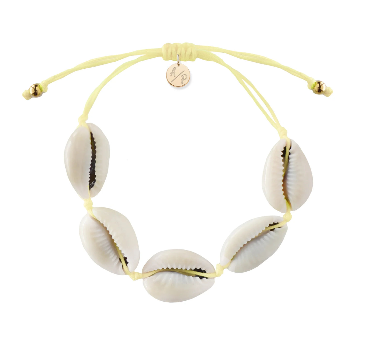 Adriana Pappas - Natural Shell Bracelet On Color Cord