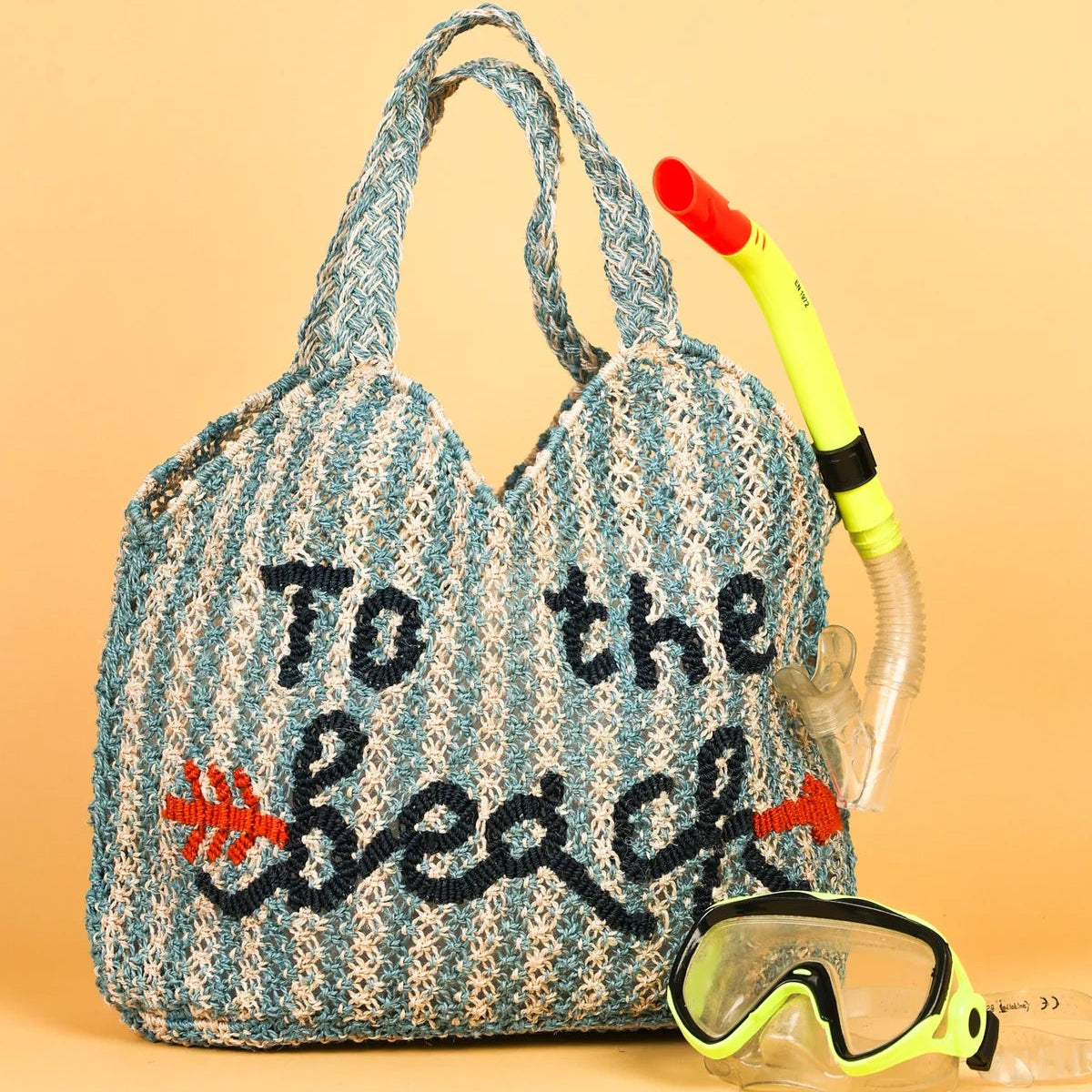 The Jacksons Jute Bag - Stripe To The Beach
