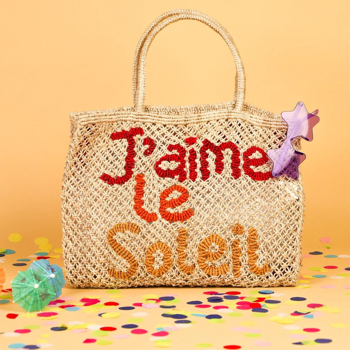 The Jacksons Jute Bag - J'aime Le Soleil