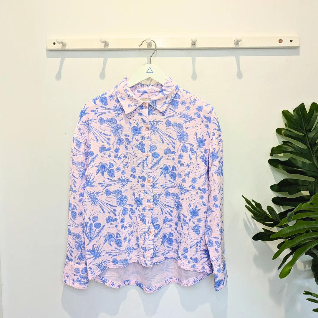 TABS Women's Muslin Lounge Top - Botanist