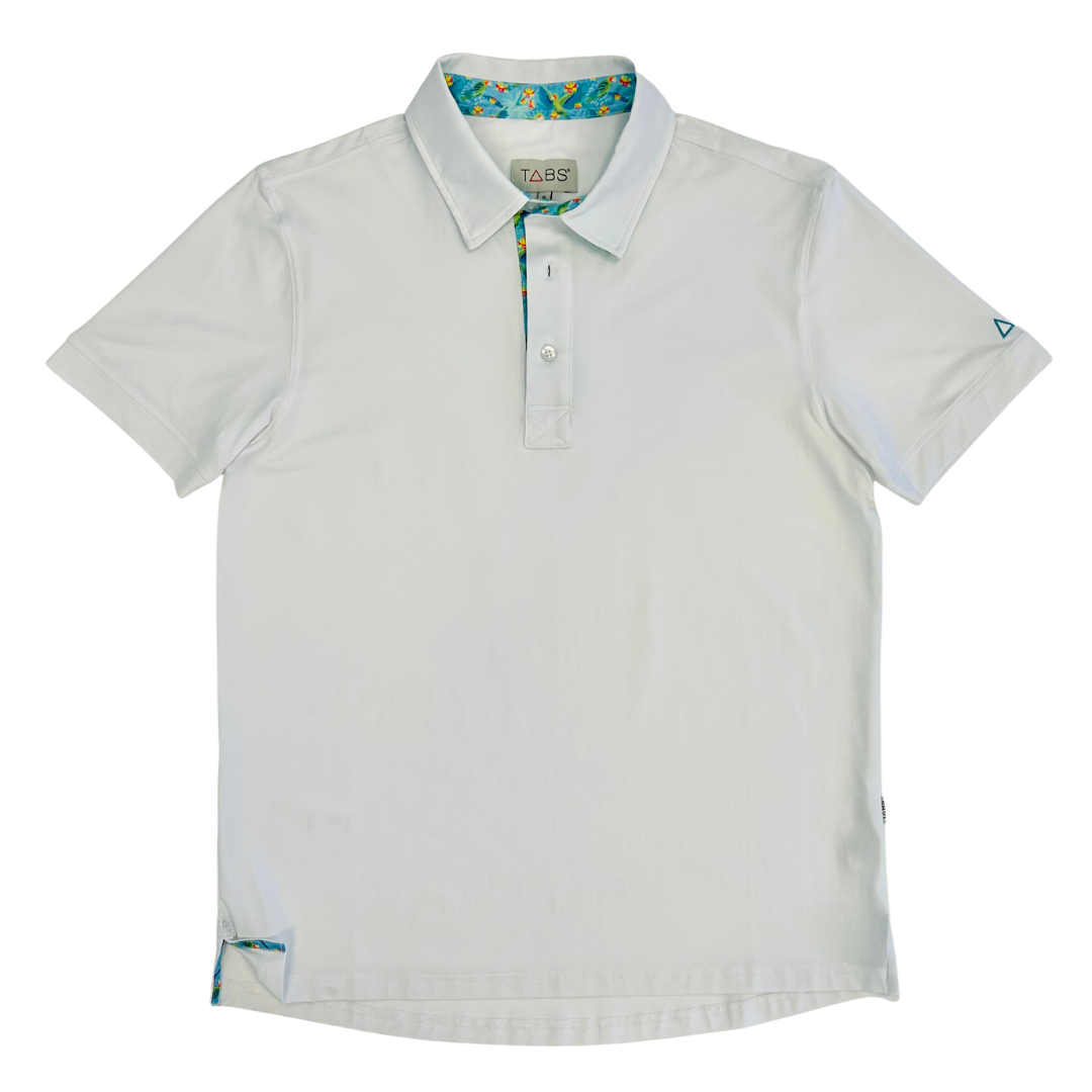 Men's Performance Polo - Roof White