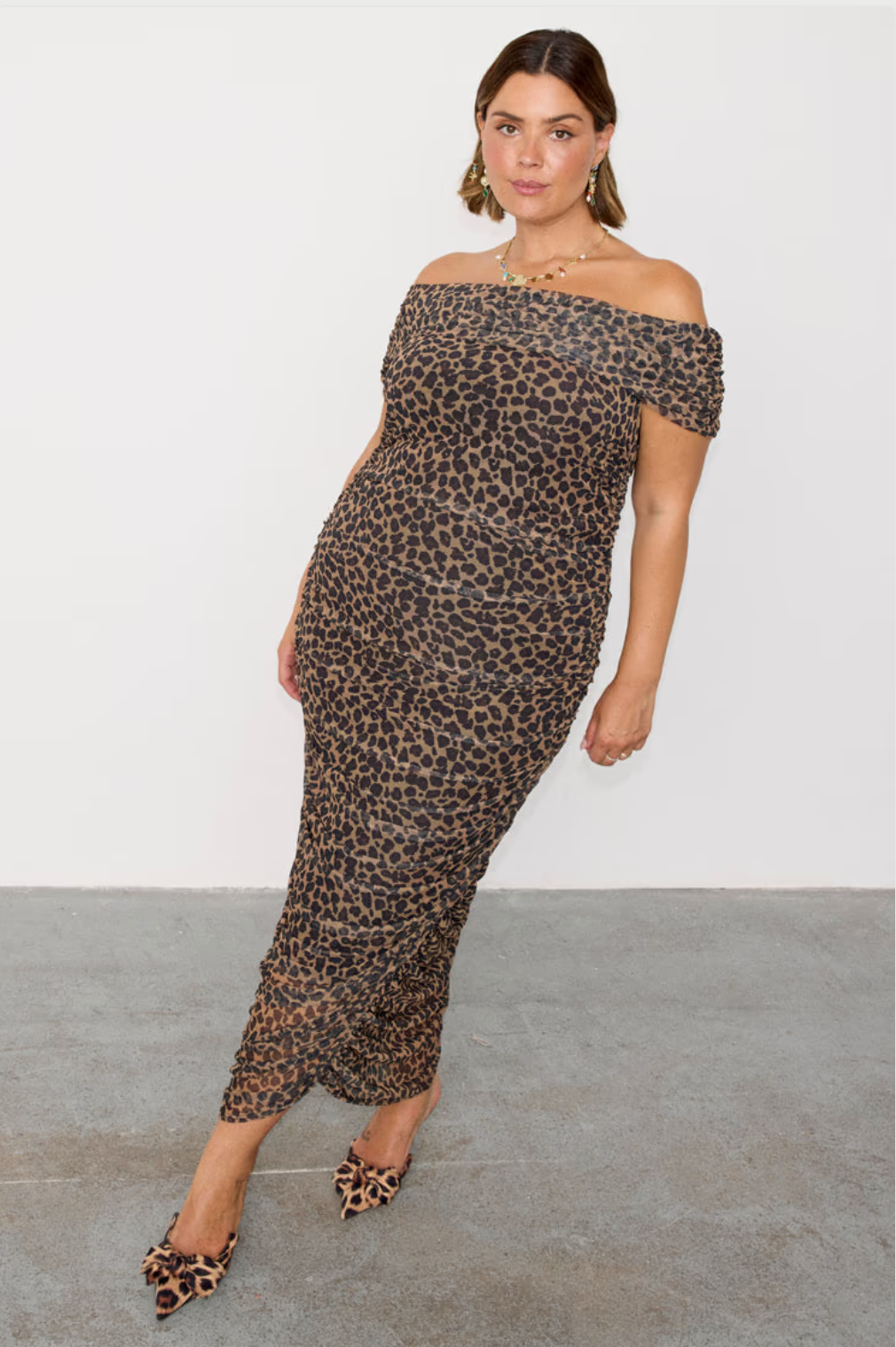 Never Fully Dressed - Leopard Diaz Dress