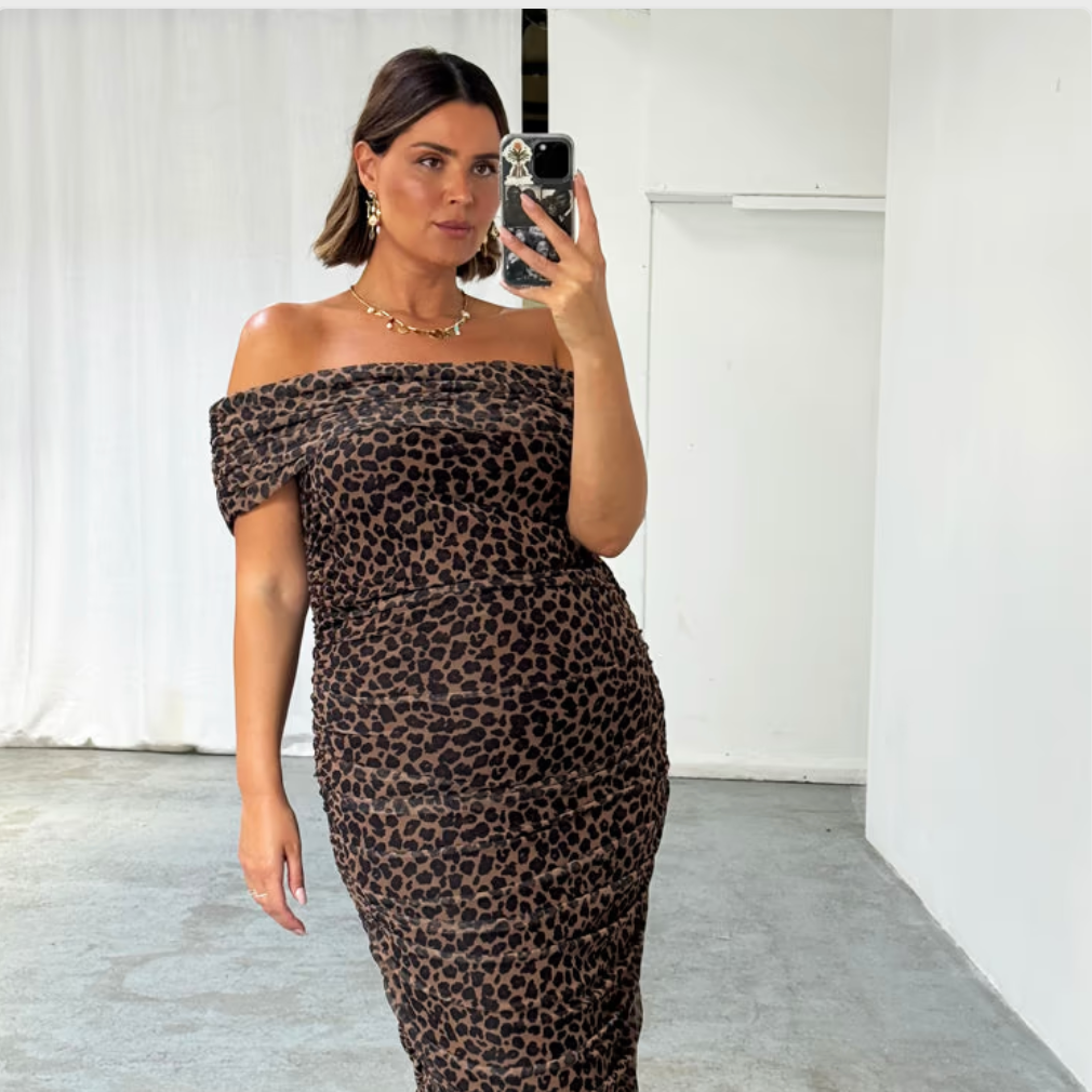 Never Fully Dressed - Leopard Diaz Dress