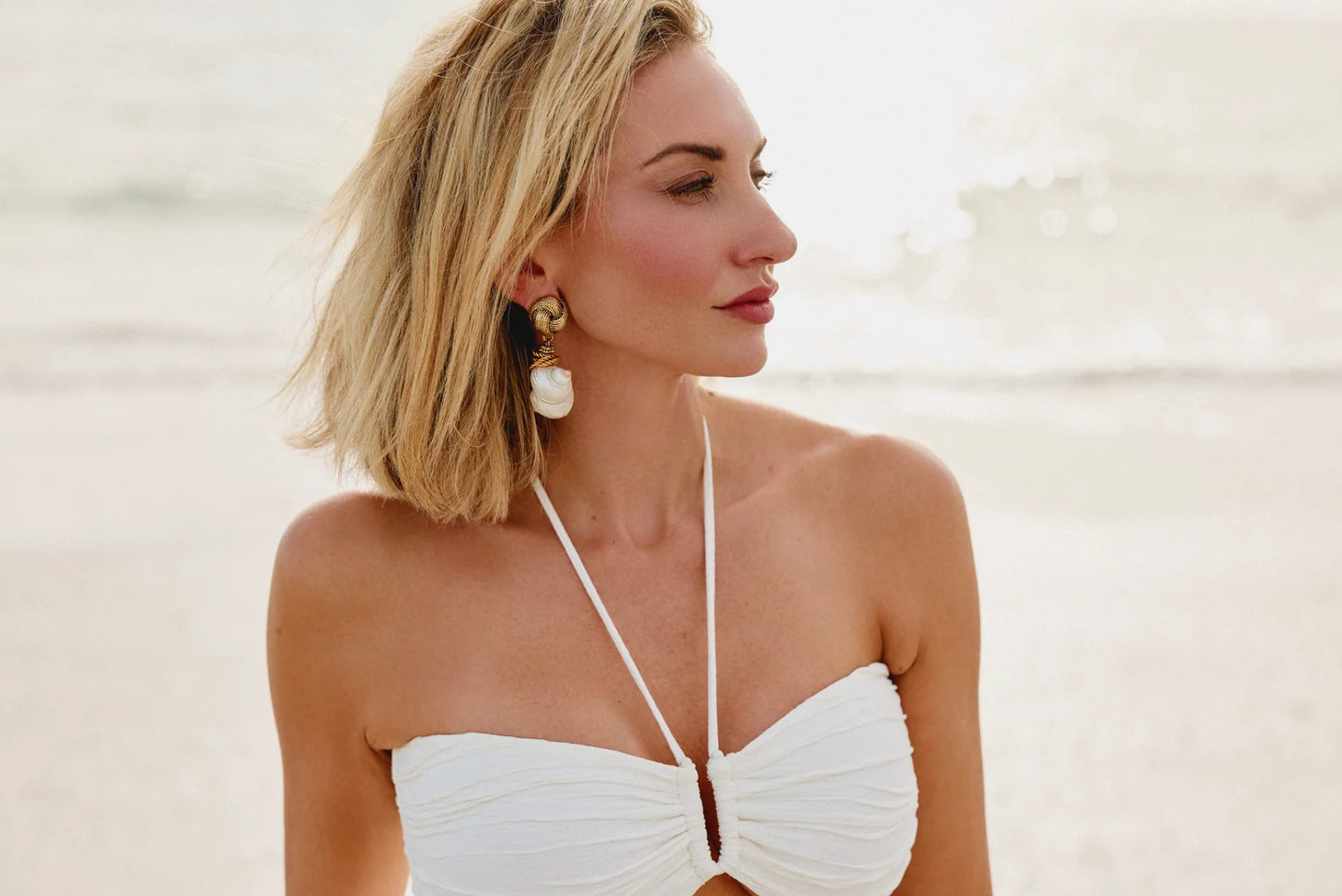 Adriana Pappas - Shell Knot Earrings