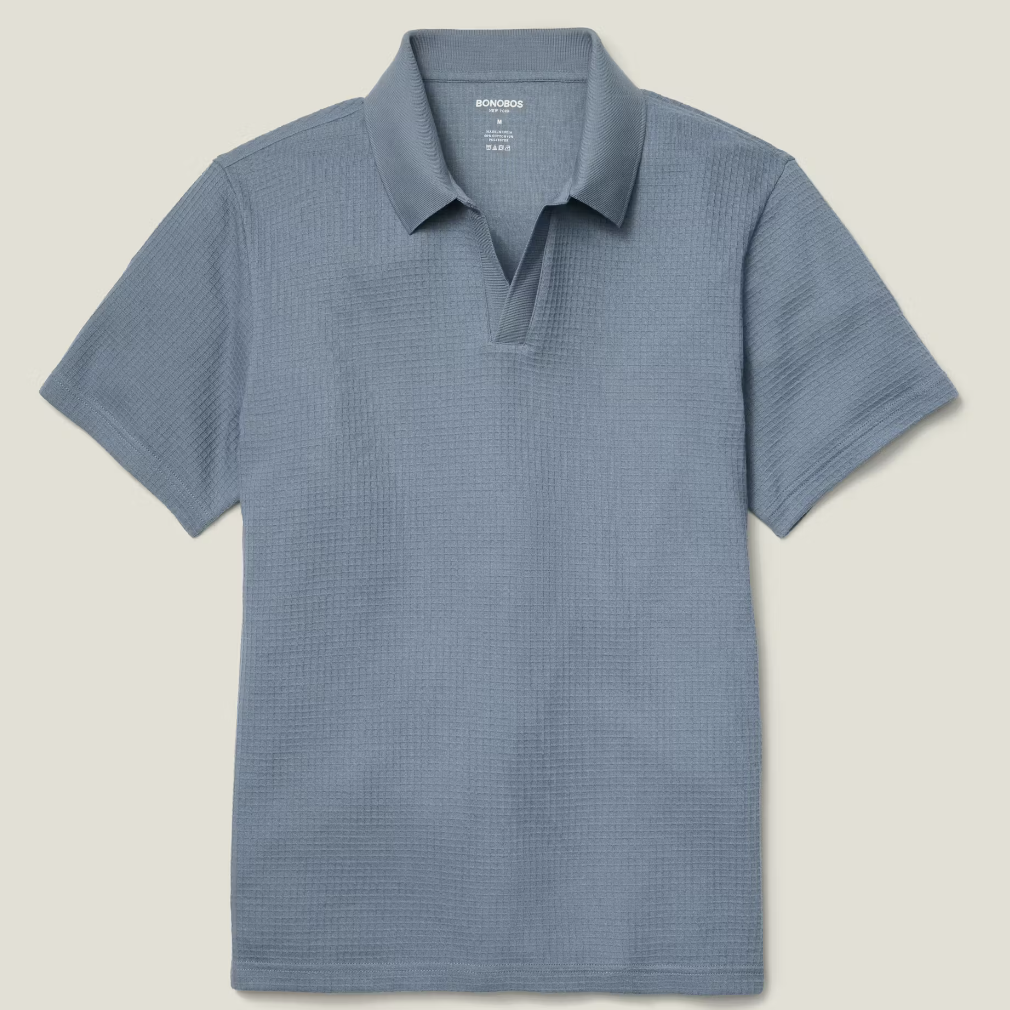 Bonobos Waffle Textured - Medium Blue