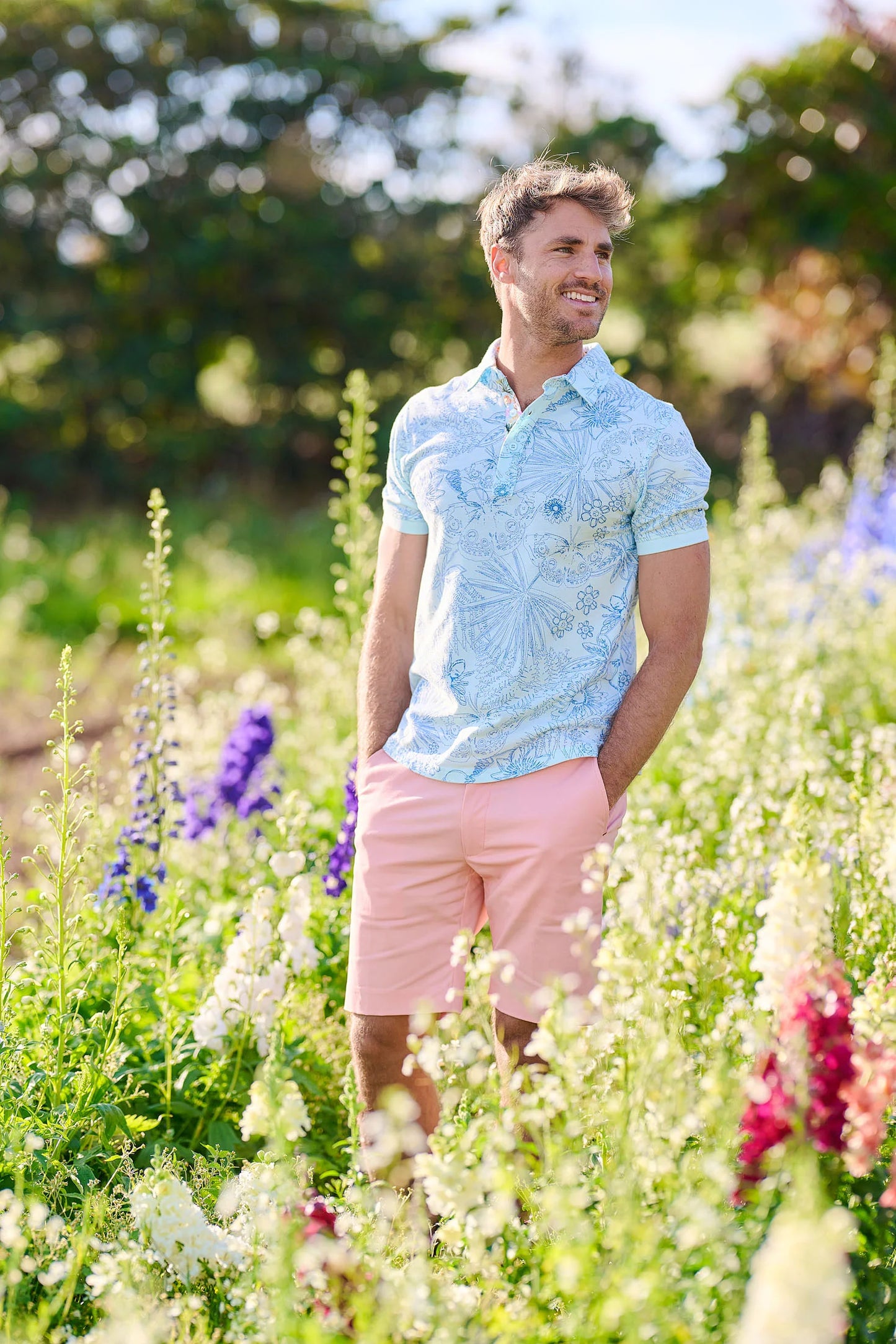 Men's Cotton Polo - Spring Island