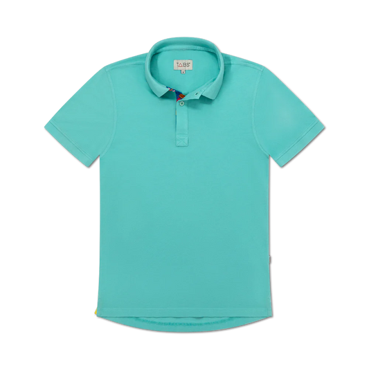 Men's Cotton Polo - Lagoon Green