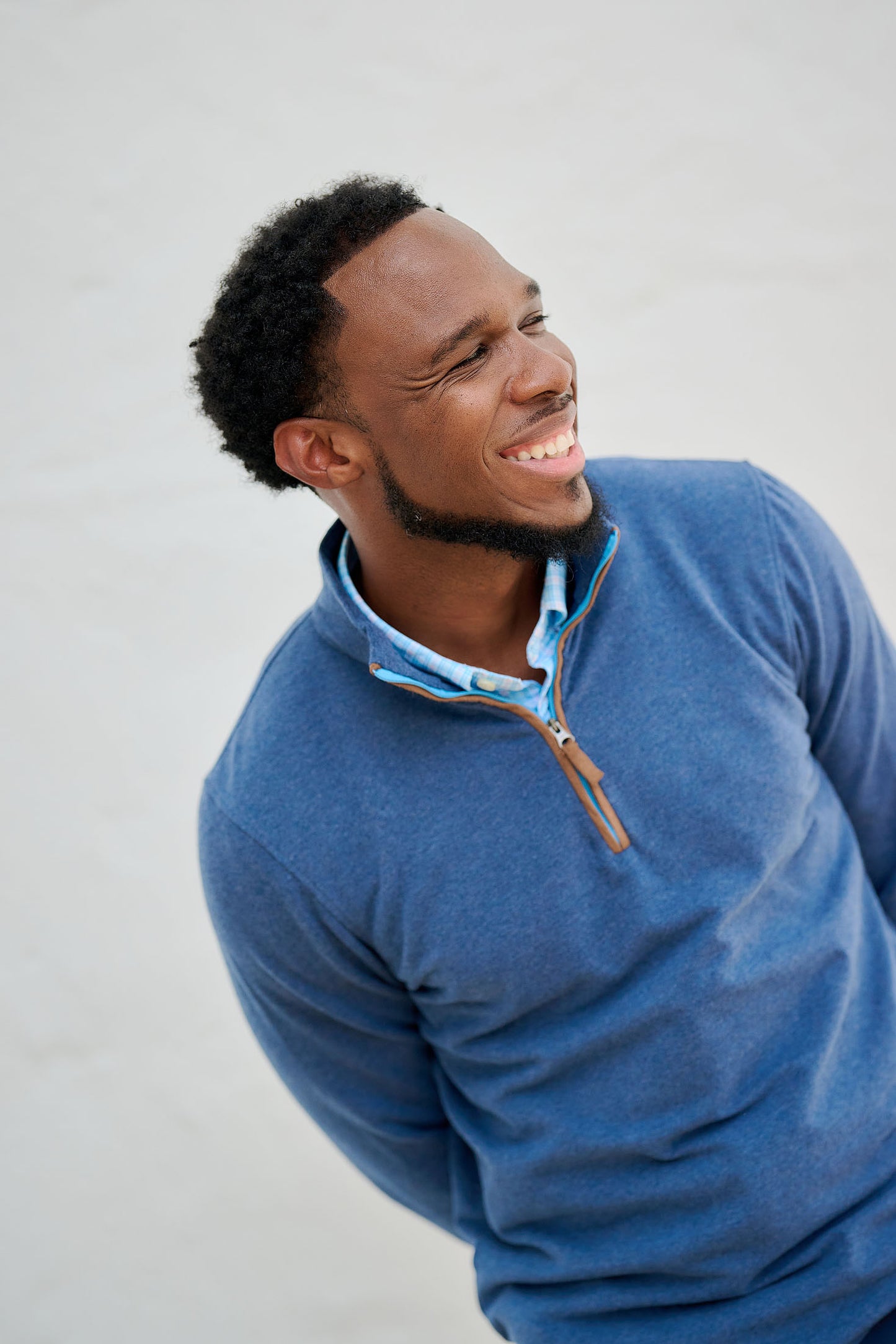 TABS Men's 1/4 Zip Pullover - Salty Navy