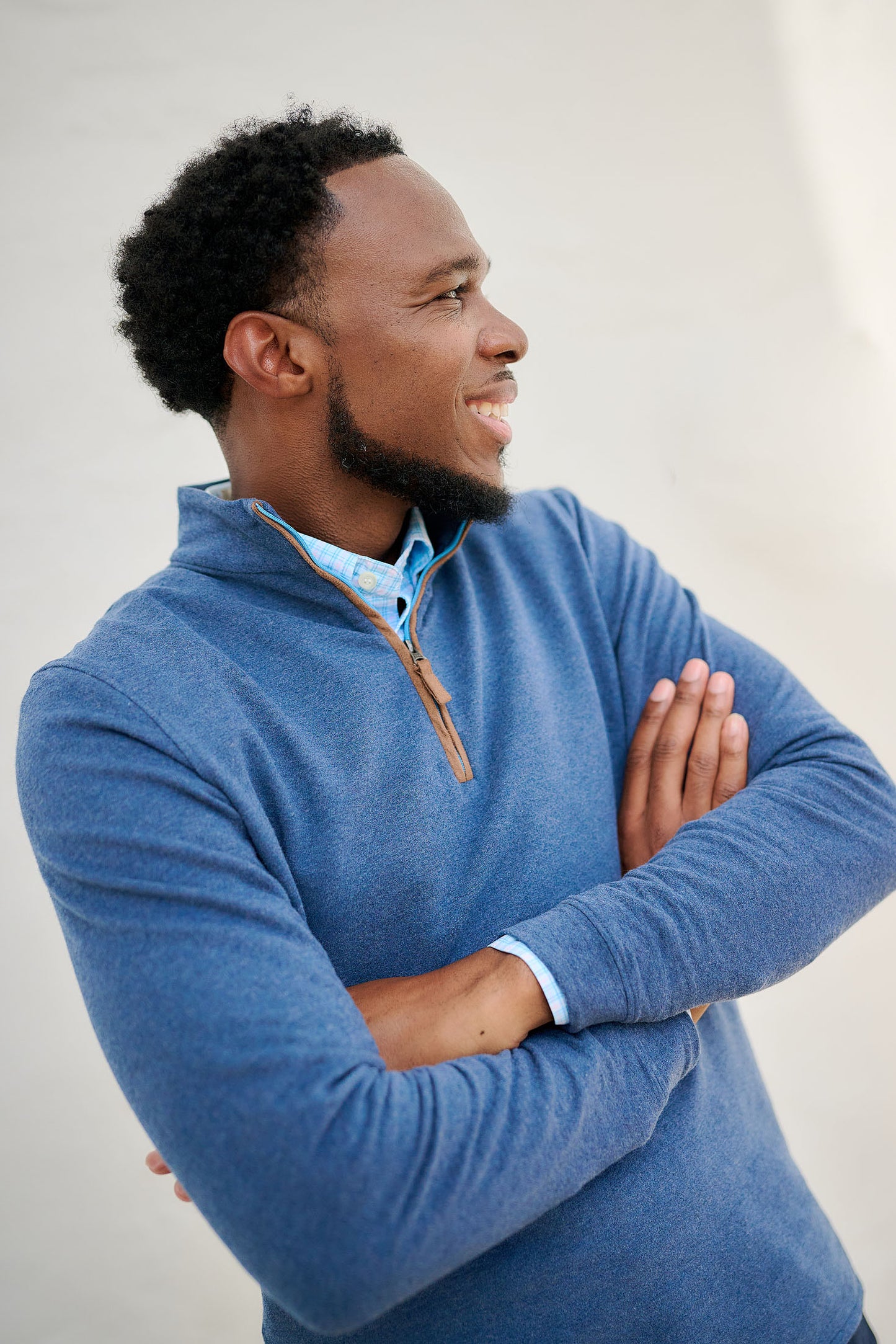 TABS Men's 1/4 Zip Pullover - Salty Navy