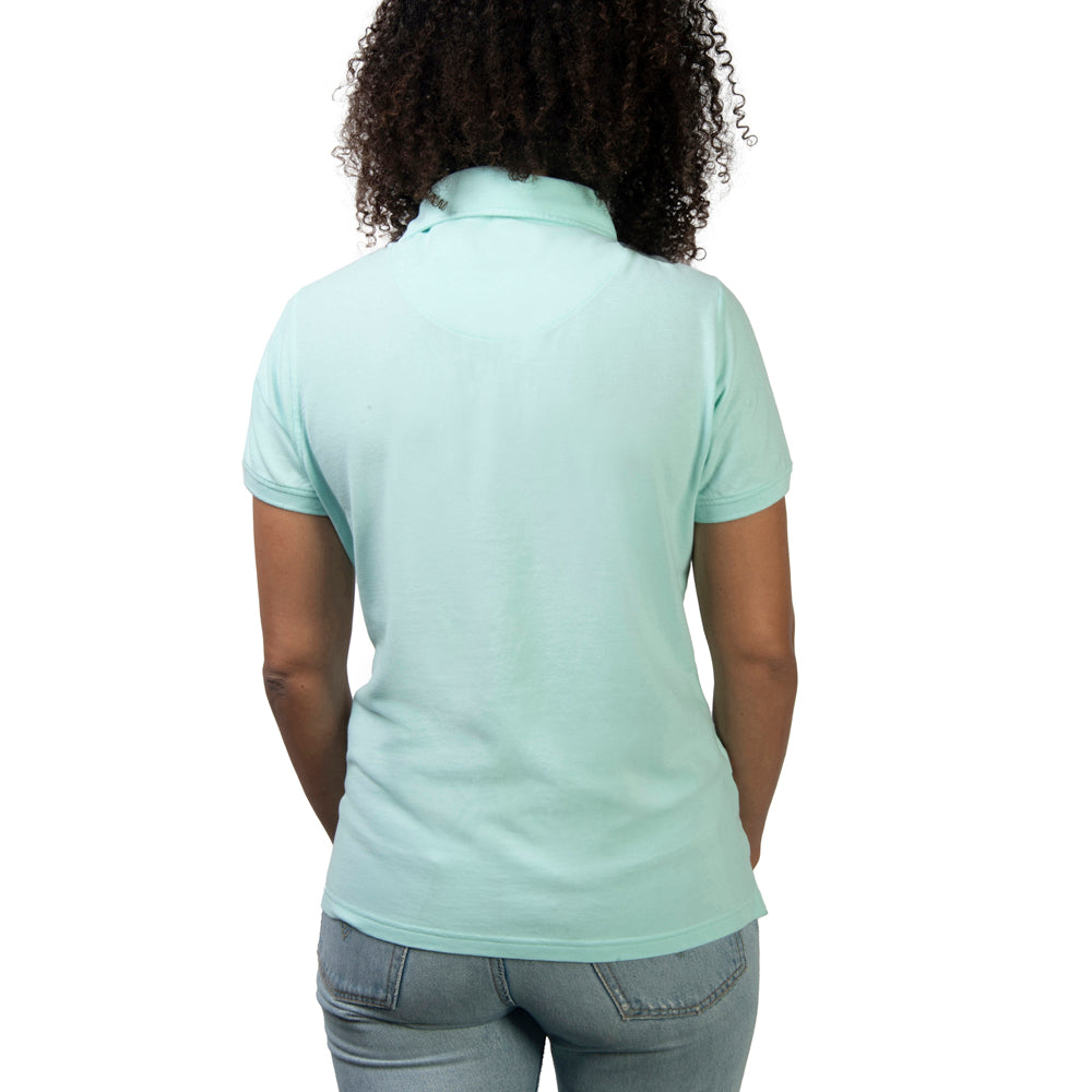 Women's Cotton Polo - TABS Turquoise