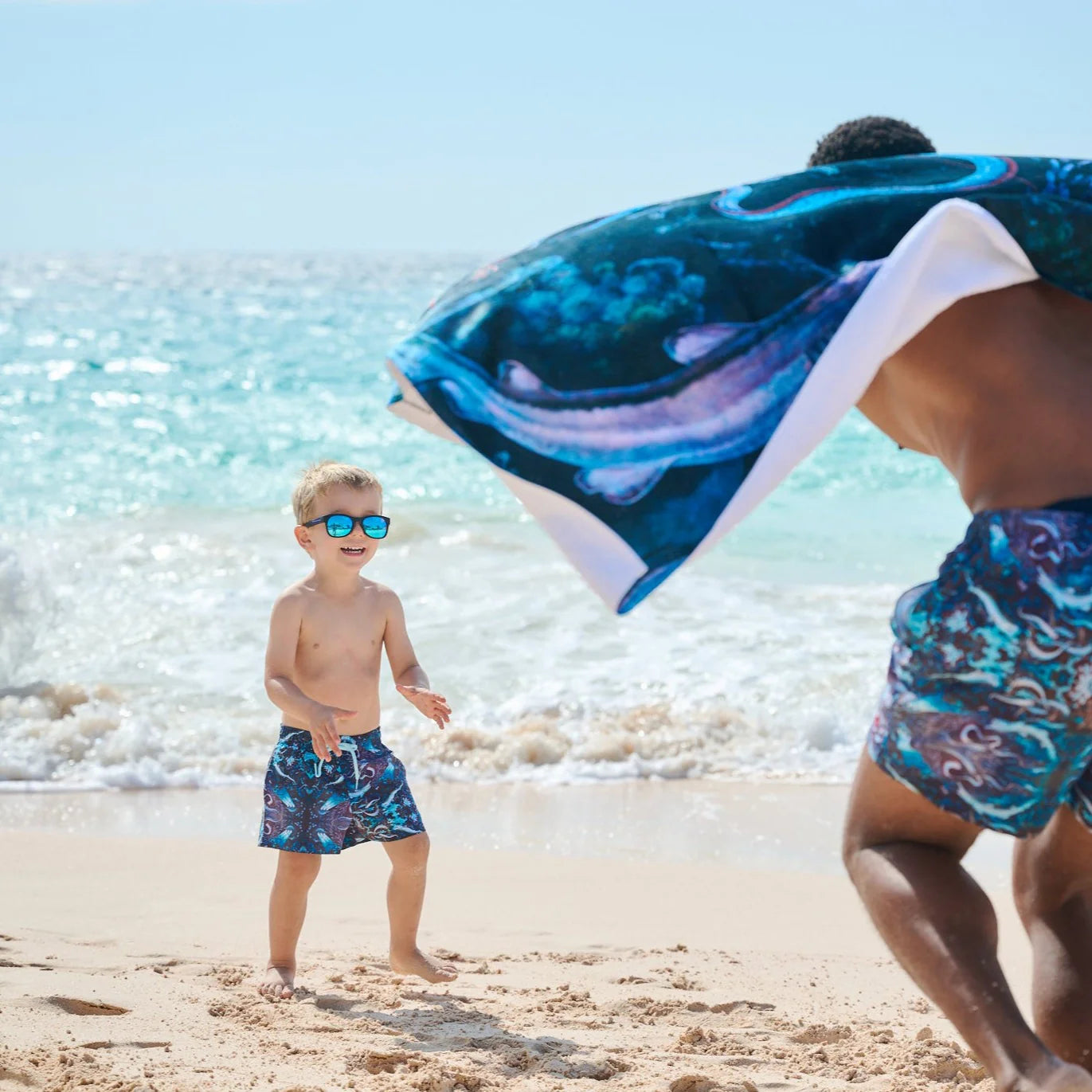 Kid's ♻️ Swim Short- Foster's Bathysphere