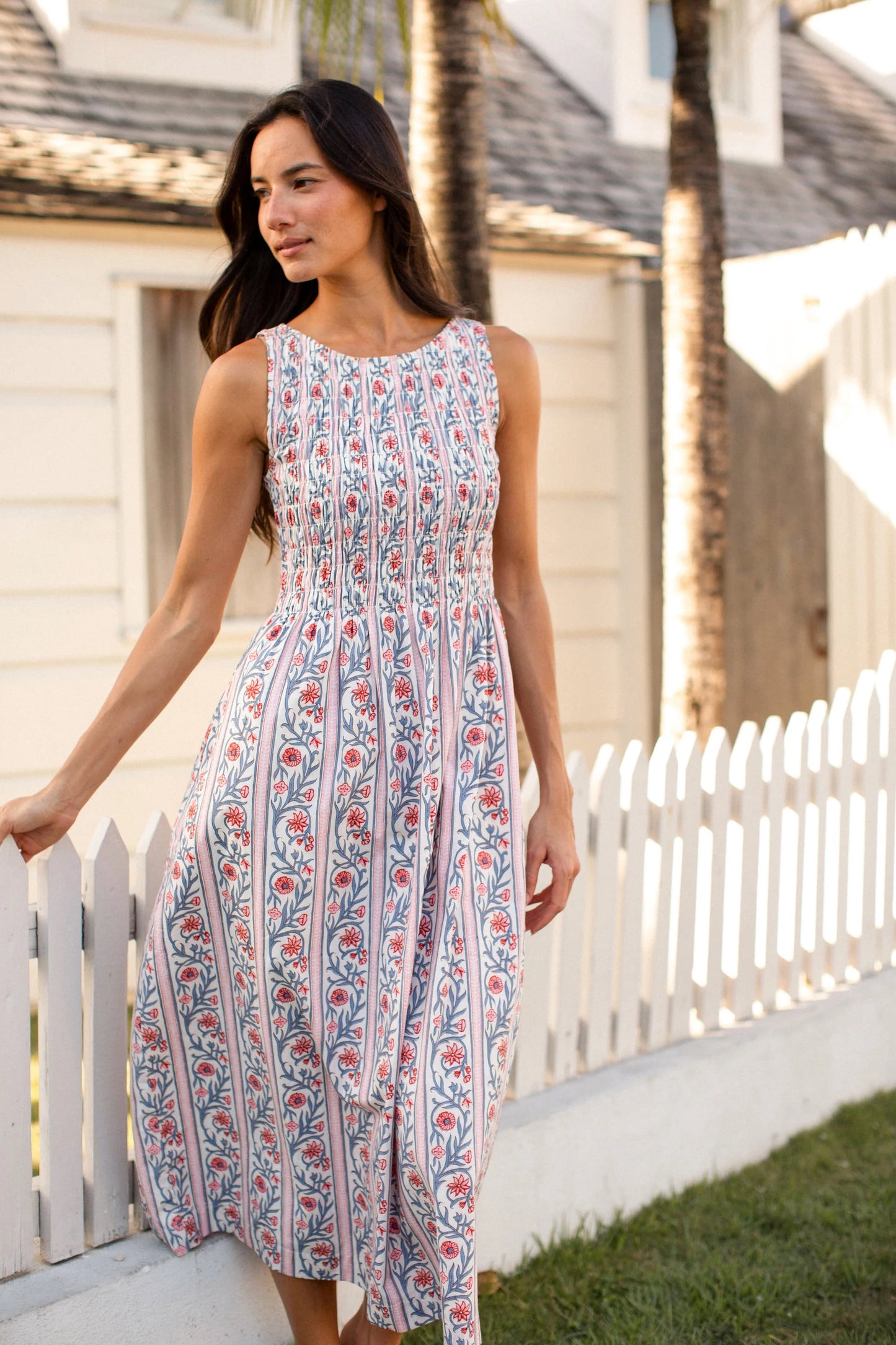 Marea Sara Dress - Vine floral