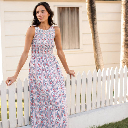 Marea Sara Dress - Vine floral