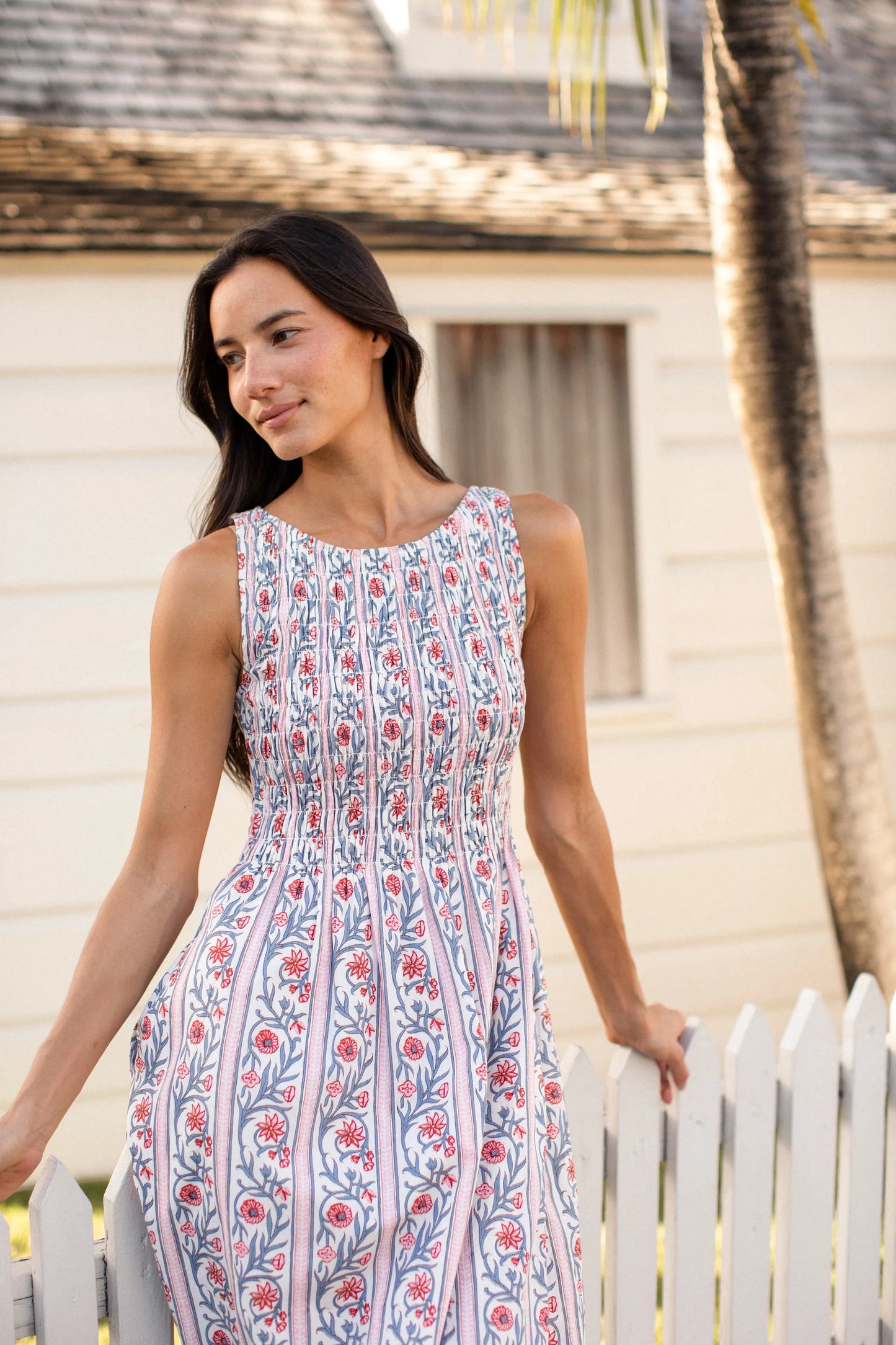Marea Sara Dress - Vine floral
