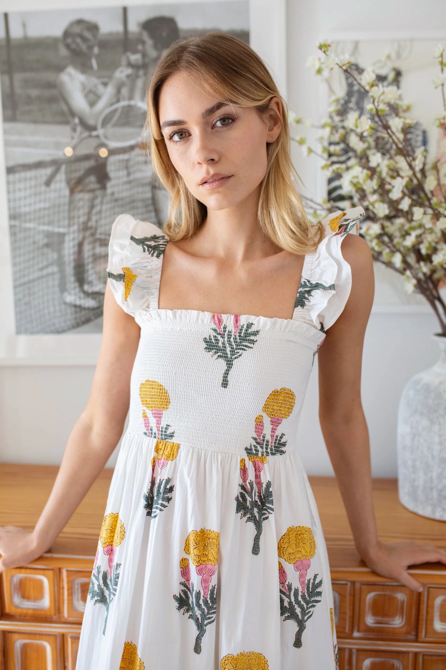 Marea Sasco Dress - Marigold