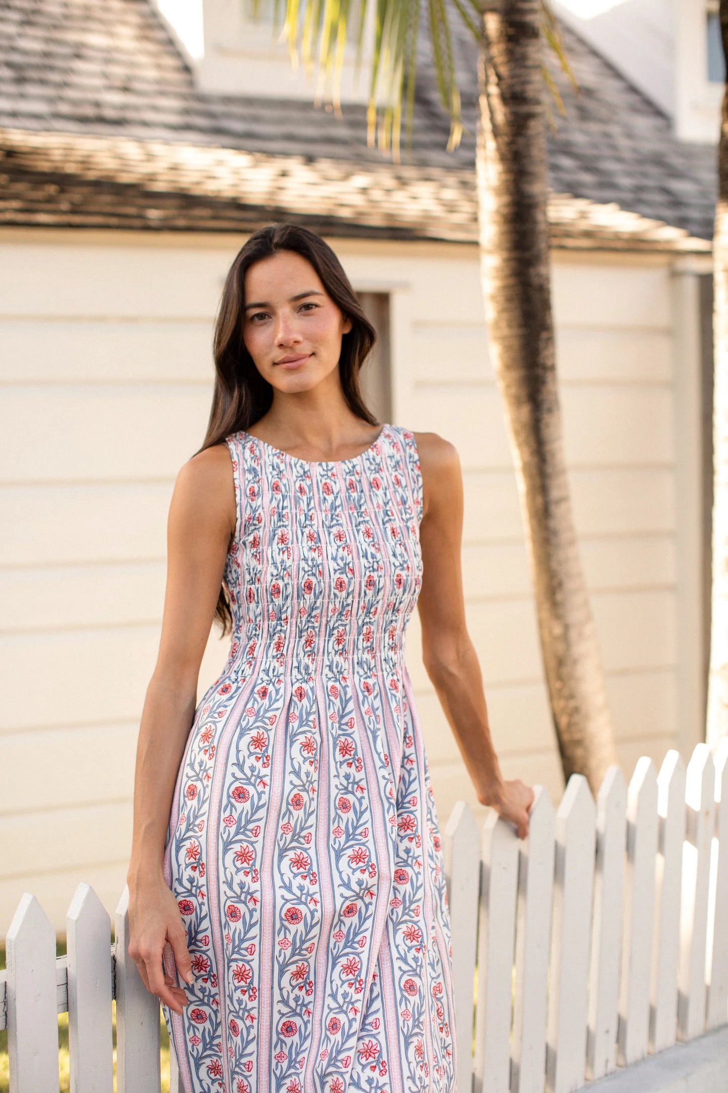 Marea Sara Dress - Vine floral