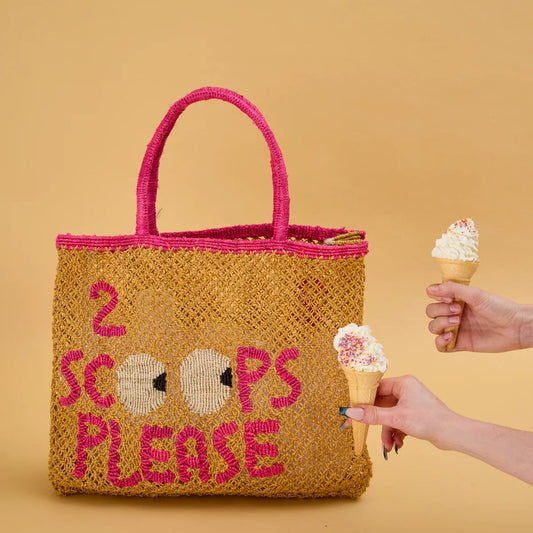 The Jacksons Jute Bag - 2 Scoops Please