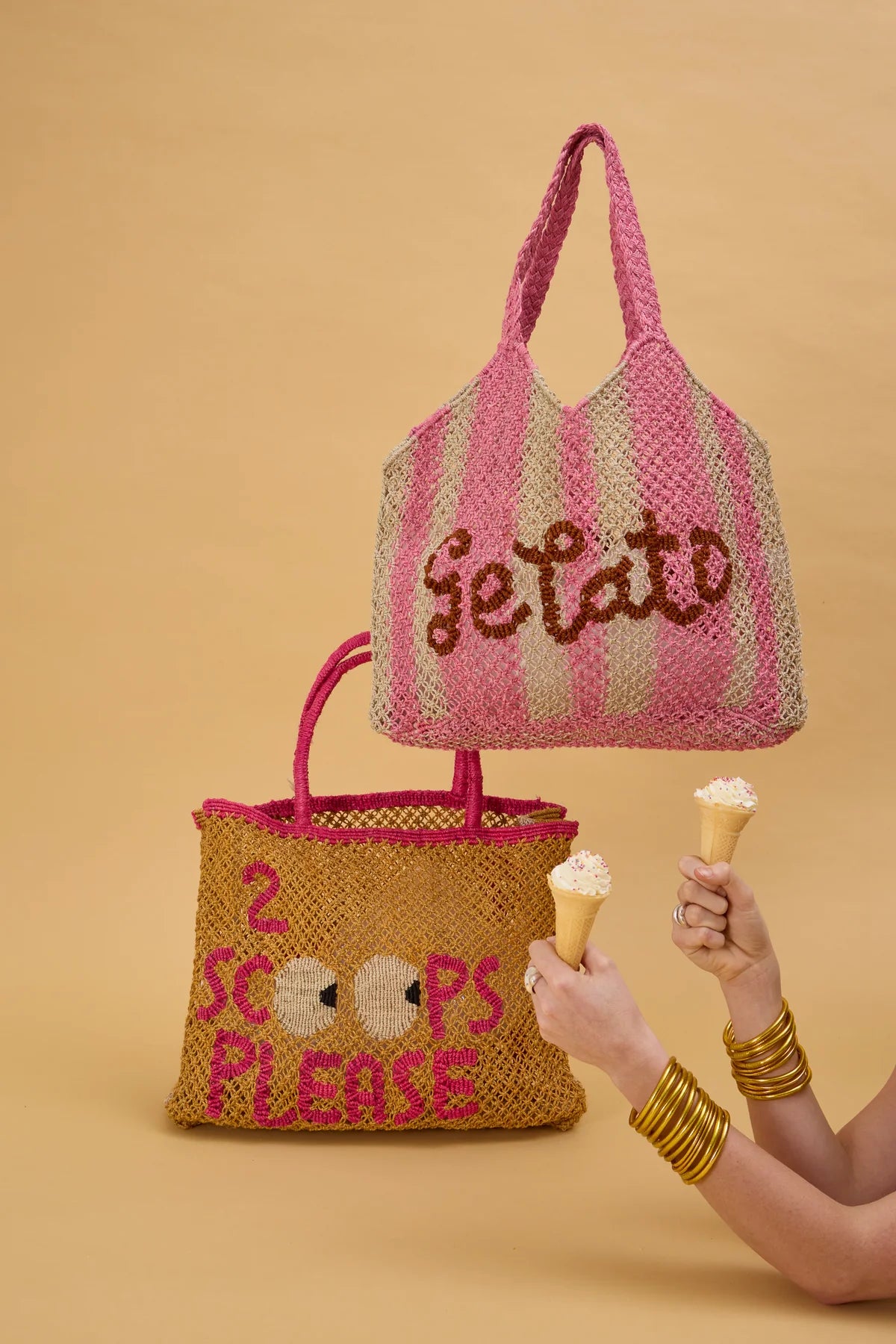 The Jacksons Jute Bag - 2 Scoops Please