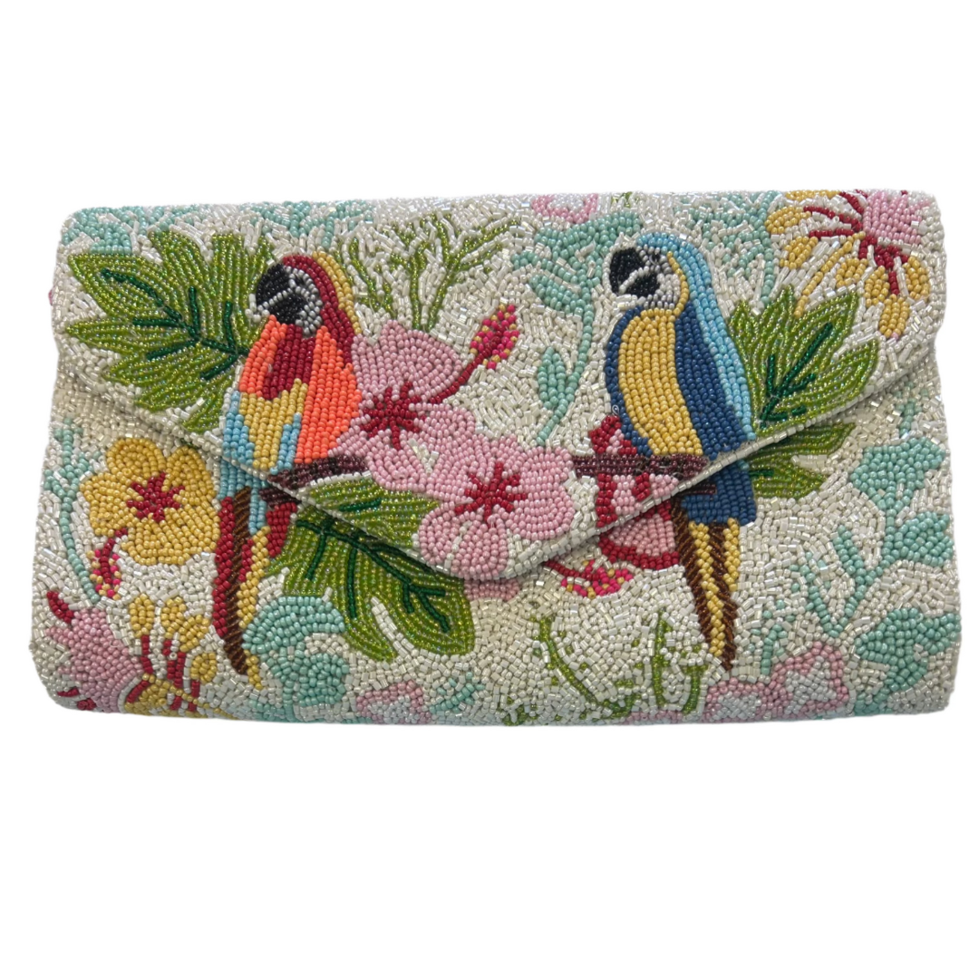 Tiana Design Clutch - Parrots