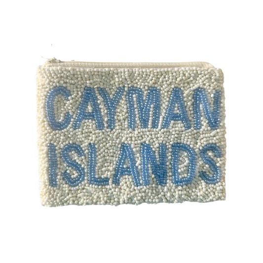 Tiana Design White Coin Purse - Cayman Islands