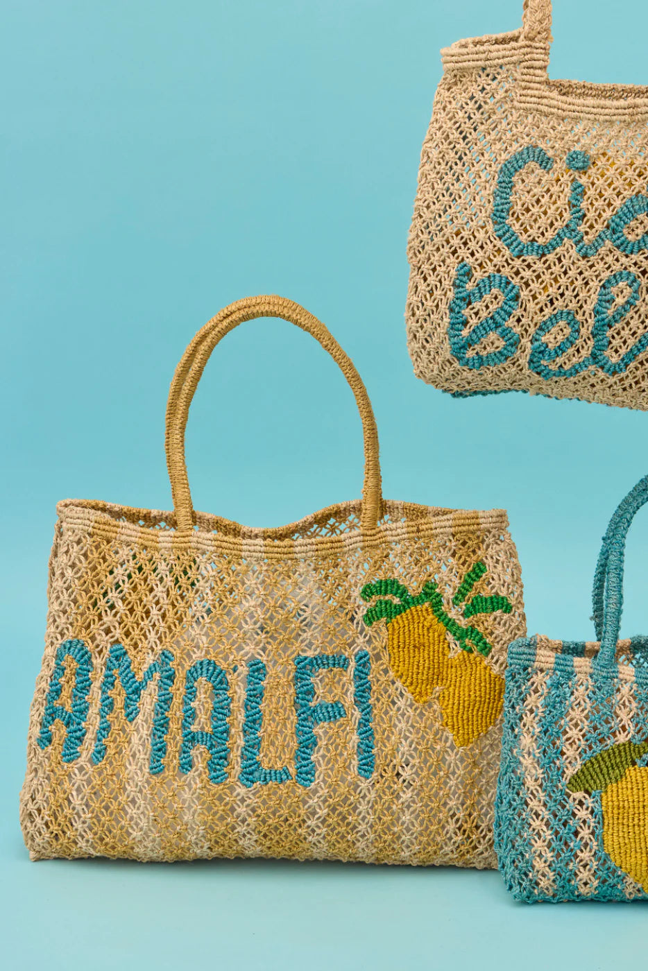 The Jacksons Jute Bag - Amalfi Stripe