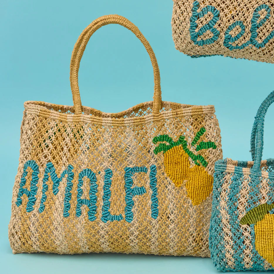 The Jacksons Jute Bag - Amalfi Stripe